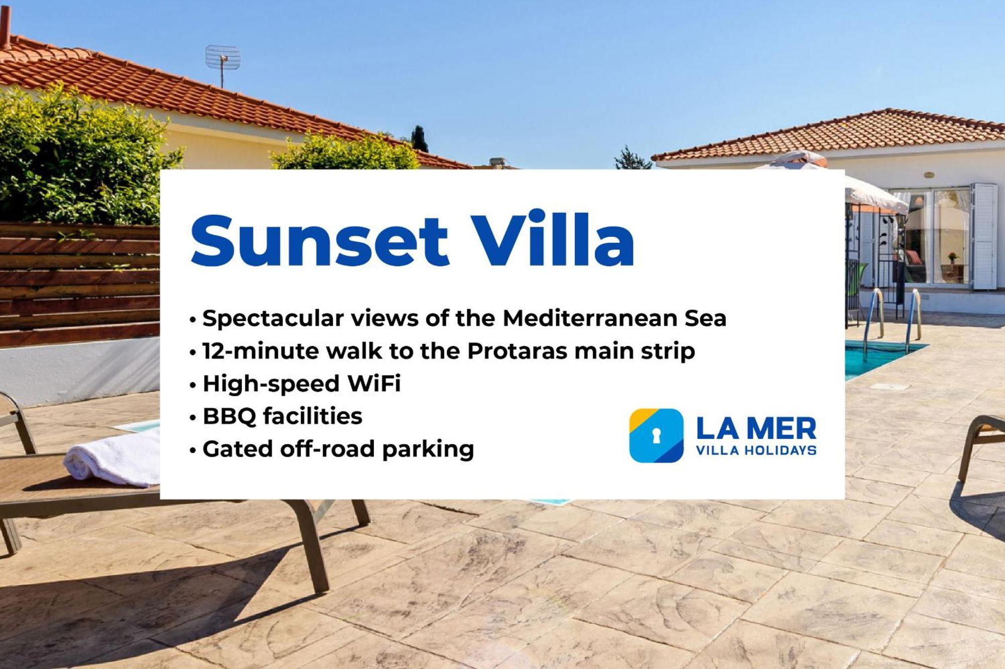 Sunset Villa Protaras Exteriör bild